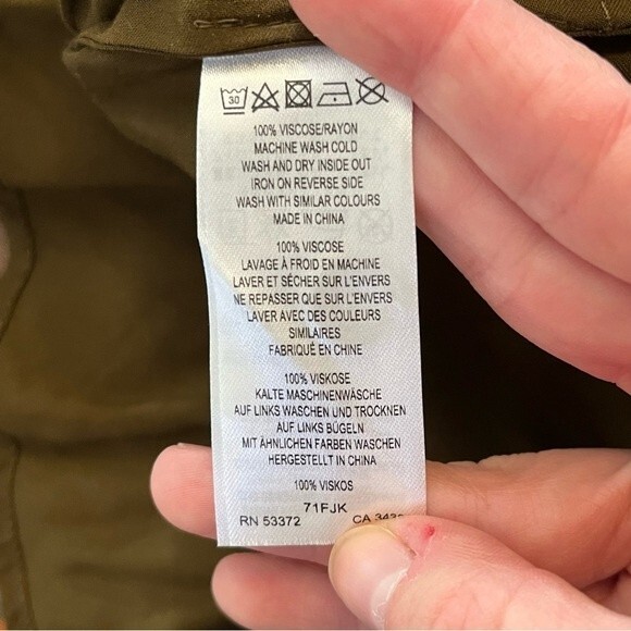 NWT French Connection Brown Button Front Shirt Dress Size 6 - Picture 5 of 7